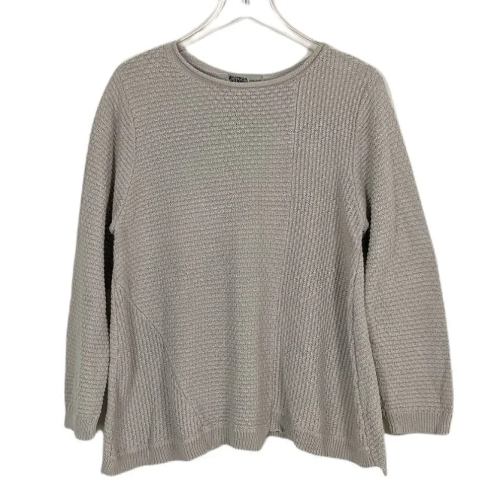 Habitat Oatmeal Boat Neck Sweater Women's Large